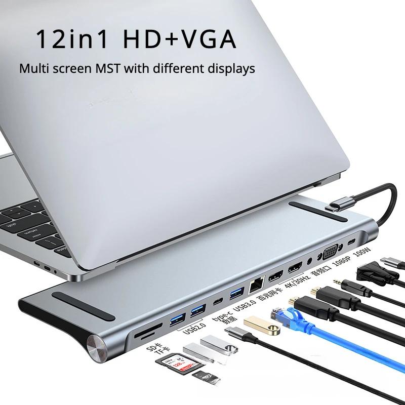 ƺ   Ʈ ĵ, USB CŸ , HDMI, PD, RJ45, VGA, HD, 4K, 30Hz, USB 3.0, TF, SD , ŷ ̼